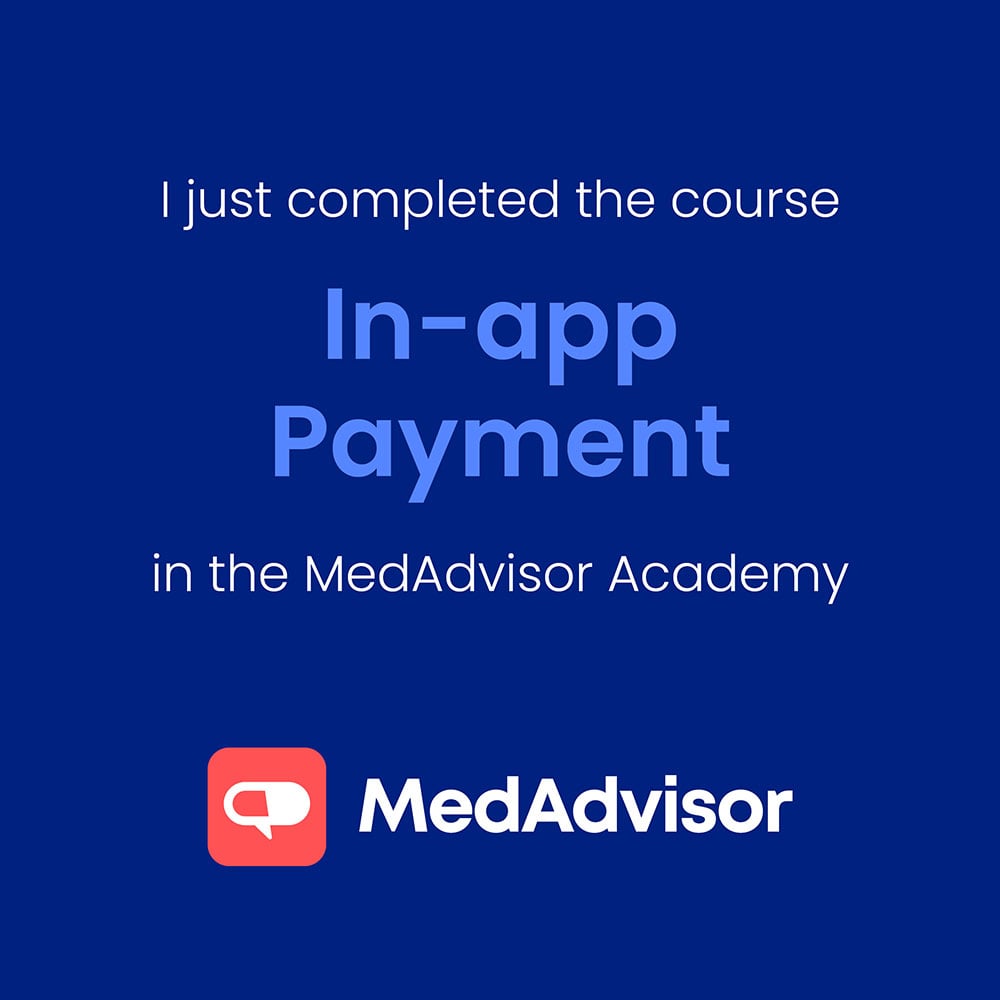 MedAdvisor Academy Certificate_Social_In app Payment