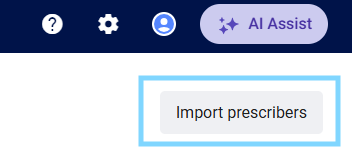 Import prescribers