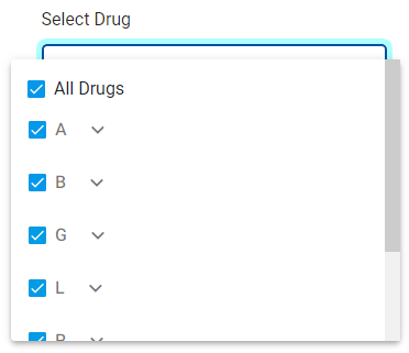 Script tracker select drug